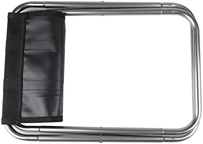 Miniatura 5 de Taburete plegable portátil, silla pequeña y ligera para acampar con bolsa de transporte para adultos al aire libre, camping, pesca, senderismo,