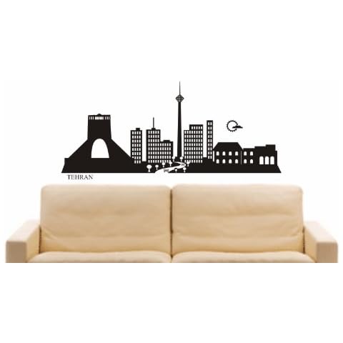 INDIGOS UG Skyline City Wall Sticker Cover