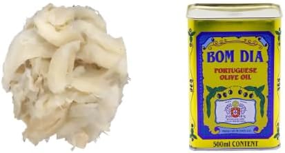 Kit Gourmet Bacalhau Desfiado (1kg) + Azeite Bom Dia Português (5...