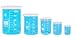 Glass Beaker Set, 3.3 Borosilicate Glass, Measuring Griffin Low Form Beaker for Lab, Classrooms, Home, Industrial etc. Pack of 5(50ml 100ml 250ml 500ml 1000ml)