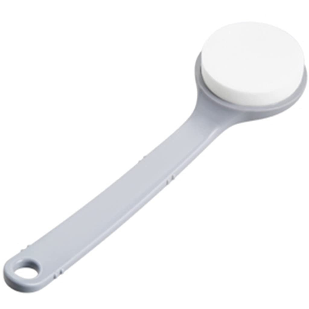 Cepillo para la Espalda para el baño Cepillo para Frotar la Espalda con Esponja Suave de PVA, Cepillo para la Piel con Mango Antideslizante de PP, Las Personas Mayores limpian Sus cuerpos c