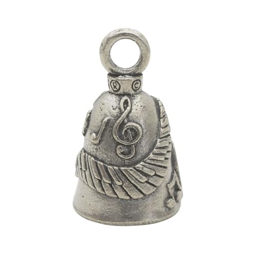 Image of Guardian Bell Good Luck Bell w /Keyring & Black Velvet Bag | Motorcycle Bell | Lead-Free Pewter | Made in USA