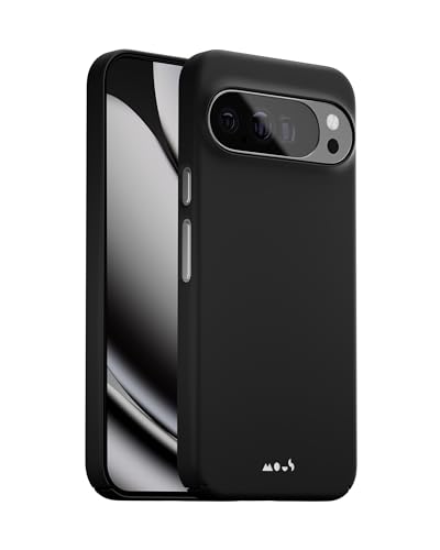 Mous for Google Pixel 10 Pro XL (2025) Case, Compatible with Qi2 MagSafe and Pixelsnap - Super Thin - Anti-Scratch Protective Phone Cover - Black