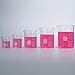 Glass Measuring Low Form Beaker Set Glass Graduated Beaker Set (50ml+100ml+250ml+400ml+600ml)