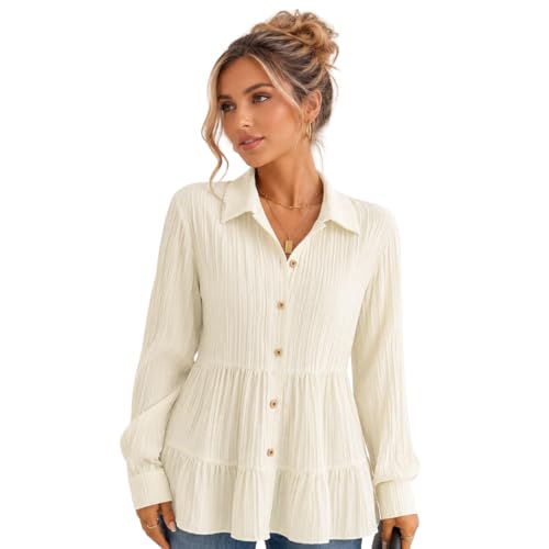 Image of TOPLOT Tops for Woman | Kurti Stylish with Shirt Design | Comfortable Western Top | Versatile Perfect for Casual & Everyday Fashion | Kurti for Woman | Korean Style (5247)
