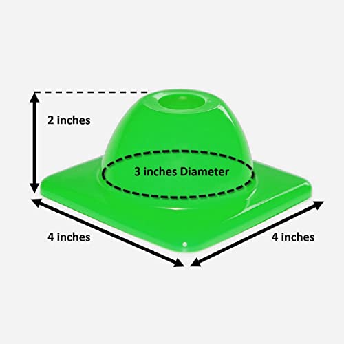 Versatyle 9In / 6In / 2In Set Of 12 Heavy Duty Agility Training & Motorcycle Cones For Sports & Kids | Kamelkone Flexible Heavy Duty Cones For Bikes, Traffic, Soccer Drills Coaching & Field Marker #TOP2