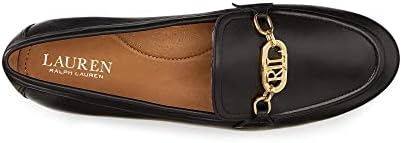 LAUREN Ralph Lauren Womens Averi Nappa Leather Loafer Black 7.5 B - Medium | Image 1