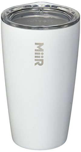 MiiR Insulated Tumbler with Press-on Lid for Coffee, Tea and Car Cup Holder