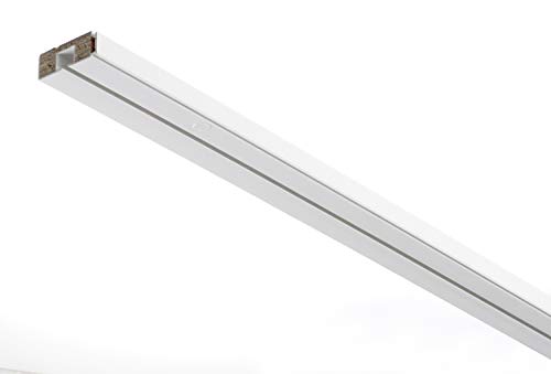 Gardinia Asta a 3 rotaie GE3, Bianco, 150 cm