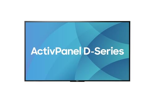 Image of Promethean ActivPanelD 65 inch Commercial Digital Display, 4K UHD Non-Touch Digital Signage Screen for Announcements, Offices, Schools & Retail, Wall Mount Included, 3-Year Onsite Support