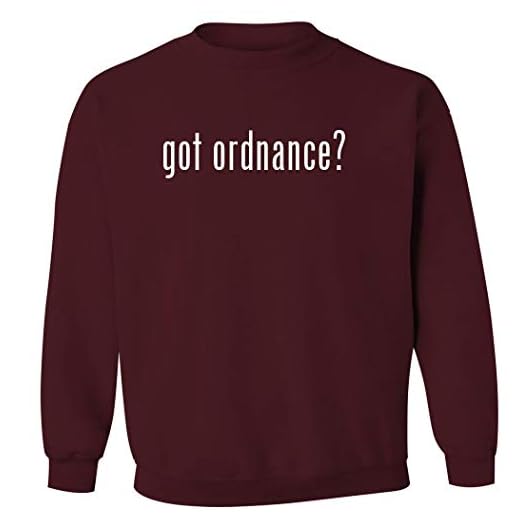 got ordnance? - Men's Pullover Crewneck Sweatshirt, Maroon, Large