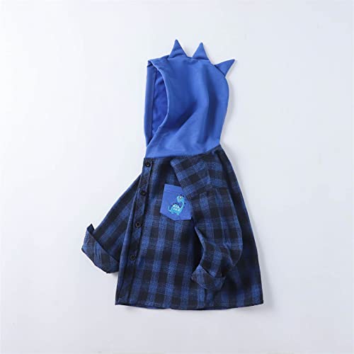 Toddler Boys Girls Coat Long Sleeve Button Down Hooded Plaid Shirt Hoodie Jacket Coat Outwear Kids Fall Clothes4
