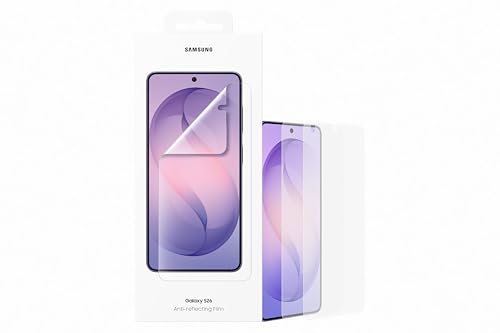 Image of Samsung Galaxy S26 Anti-Reflecting Film, Phone Screen Protector, Anti-Scratch, Dust, and Fingerprint Shield, Anti-Glare, High Touch Sensitivity, Transparent