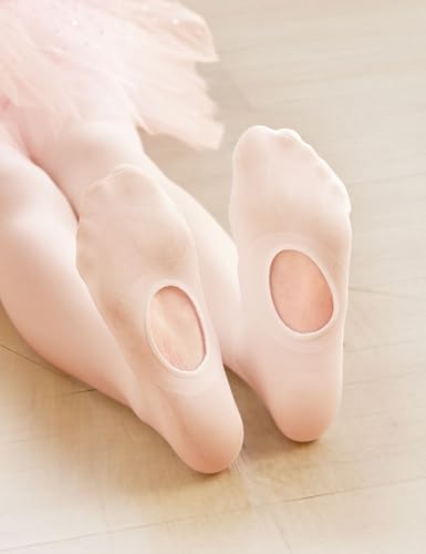 Girls Tights Ballet Dance Tights Students Ultra Soft Pro Convertible Transition Tights for Kids/Women/Toddler2