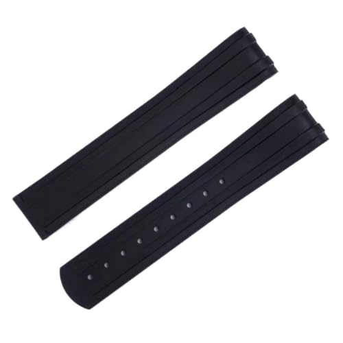 Bracelet montre FKM 20mm caoutchouc pour Omega Seamaster 300 du bureau aux sessions de plongée