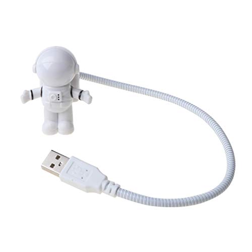 DIIOOMIEEU Portable USB Powered Night Light Astronaut Shape Reading Desk Lamp for 5V LED Light for Computer PC Lighting Space