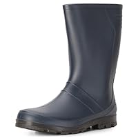 Ladeheid Men's and Women's PVC Wellington Boots Rubber Boots Wellies Rain Boots LA-959 (Navy Blue, 7.5 UK)