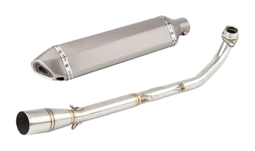 For Cross Cub110 CC110 110CC 2018 2019 2020 2021 2022 2023 Motorcycle Pipe Front Muffler End Silencers Motocycle Exhaust Motorcycle Exhaust Muffler Pipe(Type D)