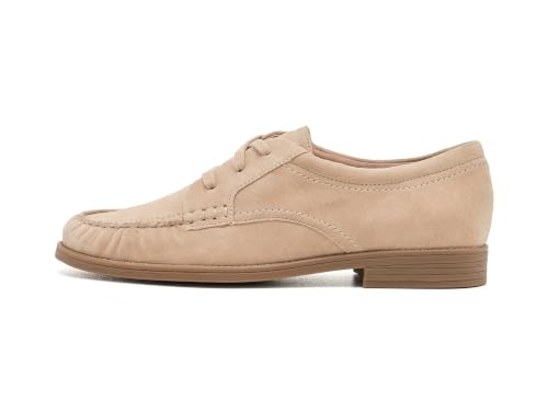 Image of Cole Haan Women's Stassi Oxford, Birch Beige Suede, 9-B US