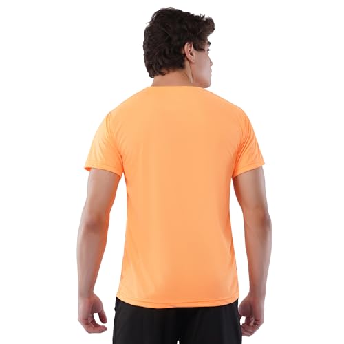 Image of Men Running T Shirt | Running, Workout Active Wear | Quick Dry Sports T-Shirt for Men | Regular Fit Round Neck