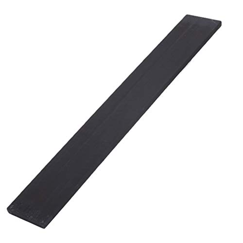 Guitar Fingerboard Ebony Wood Ukulele Fingerboard Musical Instrument Accessories for DIY Acoustic Guitar Ukulele 50x70x1 cm