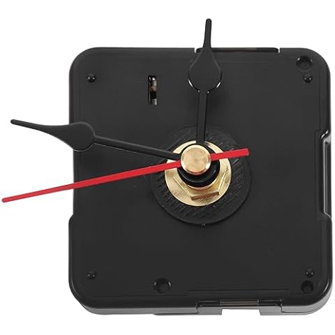 Hemobllo Silent Clock Mechanism - Quartz Clock Movement Clock Mechanism Replacement Wall Clock Movement with Clock Hands Clock Mechanism Kit DIY Clock Repair Parts Cover