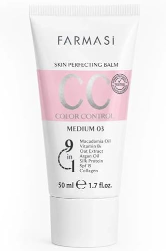 Farmasi CC Cream, Hydrating, Light Coverage, SPF 25, Medium, 1.7 fl oz