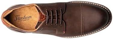 Florsheim Men's Neufeld Cap Toe Oxford, Brown Crazy Horse, 11 | Image 4