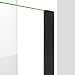 DreamLine Elegance-LS 44 - 46 in. W x 72 in. H Frameless Pivot Shower Door in Satin Black, SHDR-4334120-09