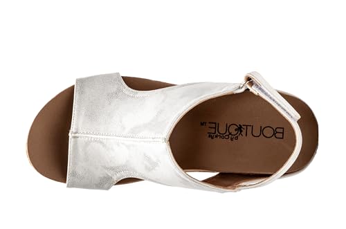 Image of Corkys Footwear Womens Carley Wedges, Featuring Corkys EVA Foam Cushioned Insoles, A 2.5 Inch Heel, Lightweight For All Day Wear, And Hook And Loop Closure