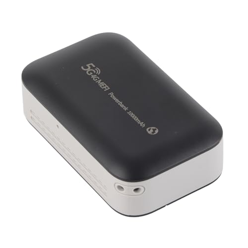 Image of Semme Portable 4G WiFi Router with 10000mAh Battery for Phone Laptop and Tablet Supports 10 Users Lightweight and Compact Design