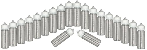 Bouteille PET 120 ml transparente flacon plastique vide avec bouchon vrac