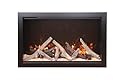 Amantii Traditional Lumina Indoor Outdoor Smart Electric Fireplace, with WiFi, Programable Remote Control, Real Glass and Oak Log Set (44)