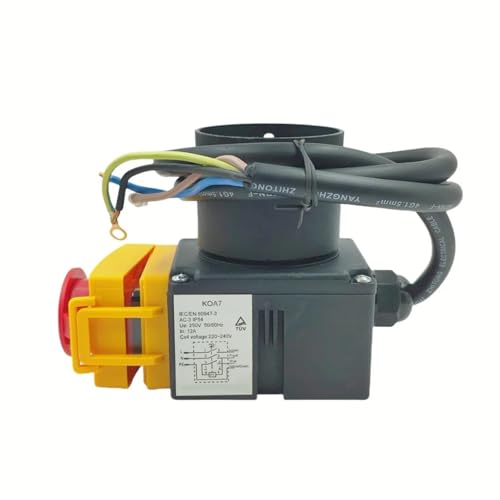 Interruptor KOA7 250V 12A para rajadora de leña con protección IP54 6