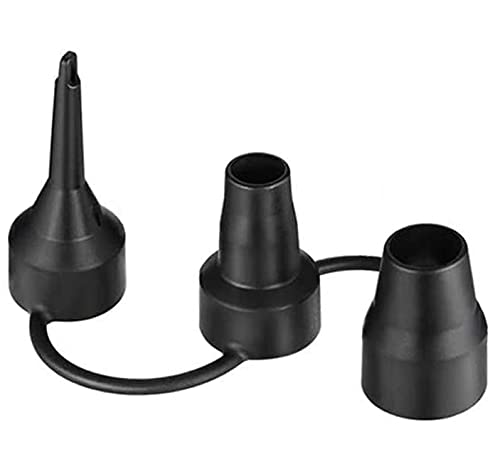 Replacement Nozzles Electric Air Pump 3 Sizes Head Plastic for Partial Bed Mattress Inflatable Pool Sofa Camping Cushions Toy Balloons Yoga Balls
