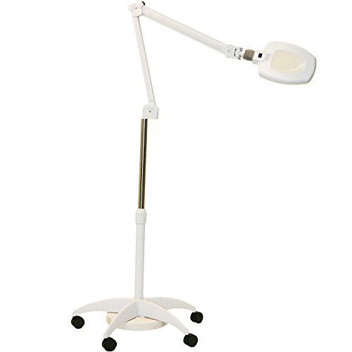 LCL Beauty Adjustable Super-Bright Cool-Light LED Maglamp with 5x Magnification on Rolling Stand Salon Spa Beauty Equipment LCL Beauty Adjustable Super-Bright Cool-Light LED Maglamp with 5x Magnification on Rolling Stand Salon Spa Beauty Equipment