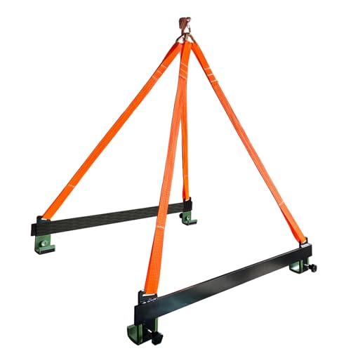 C CLINK 2800lbs Watercraft Lift Sling Polyester Lifting Straps for Personal PWC Jet Ski 43'' Watercraft Sling 39.37'' Steel Bracket Capacity Jet Ski