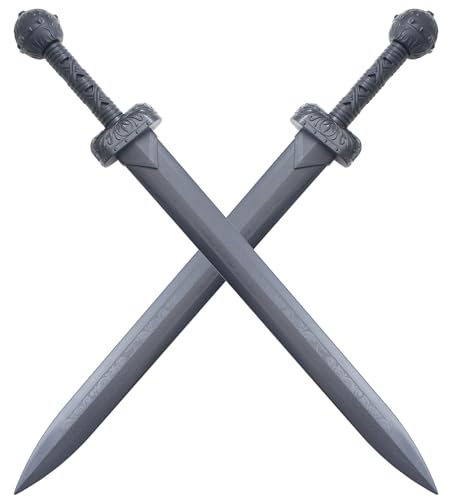 Lot 2 Glaives de Combat Romain Polypropylene Epee Sabre Entrainement