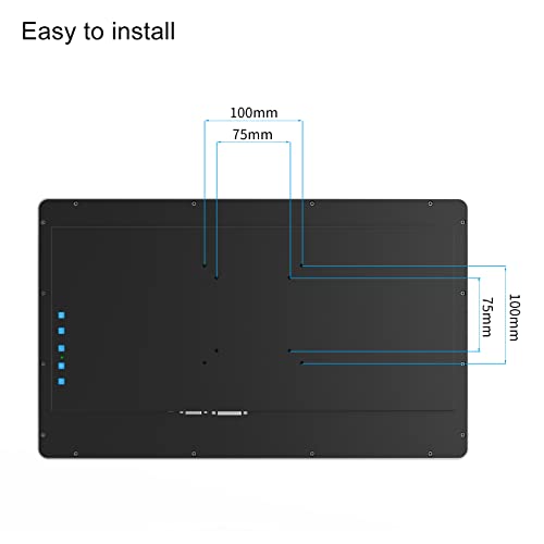 Image of GreenTouch 18.5 Inch Desktop Wall Mountable Multi PCAP Touch Screen Monitor HDMI /VGA /DVI Interface 1366 * 768 Resolution Display