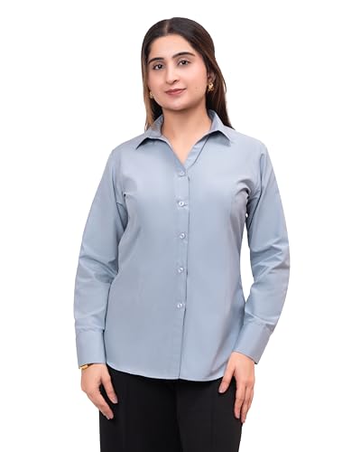 Image of ESTA Women Full Sleeve Stylish Western Official Formal Shirts Regular fit Shirts for Women