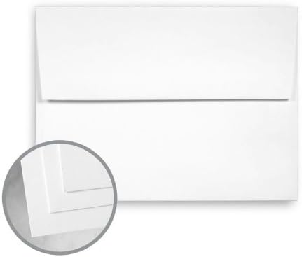 CLASSIC CREST Avalanche White Envelopes - A2 (4 3/8 x 5 3/4) 70 lb Text Smooth 250 per Box