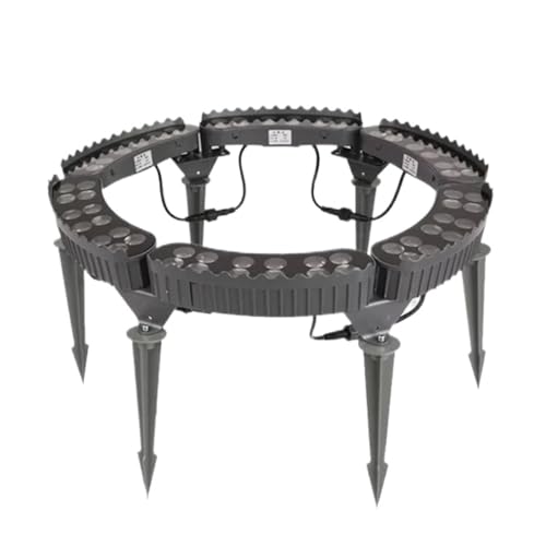 AXVKTFMJRD Led Tree Hug Lights Night Projection Outdoor Landscape Lamp RGB IP65 Waterproof for Home Decoration Garden Park Yard(Yellow AC100-240,5 Heads with Leg)