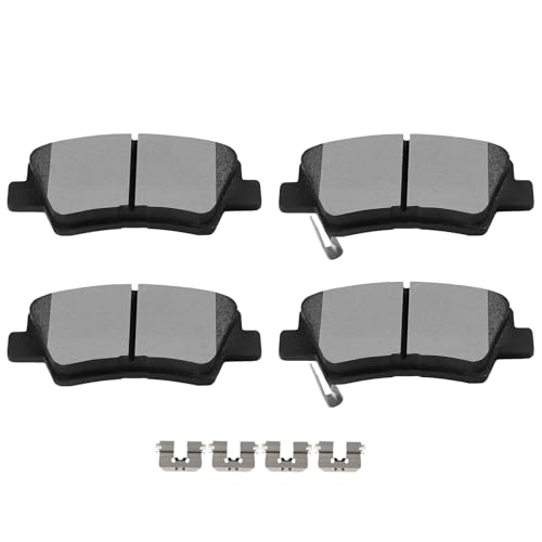 Image of SCITOO D1812 Rear Ceramic Brake Pads Sets w /Hardware Fit For Hyundai 2016 2017 2018 2019 2020 2021 2022 2023,For Kia 2014 2015 2016 2017 2018 2019 2020 2021 2022 2023