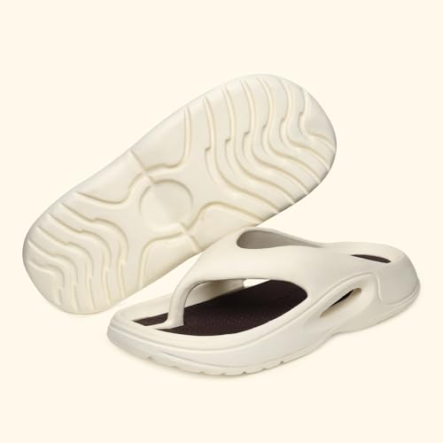 Image of YOHO Sponge Flip Flops for Men | Orthopedic Slippers & Mild Acupressure | Waterproof Monsoon Footwear | Dual Tone EVA Footbed