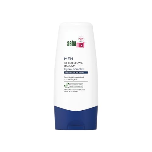 SEBAMED for Men After Shave Herren Balsam, Hydro-Komplex hilft gegen Rasurbrand, Reizlinderung dermatologisch bestätigt zu 100%*, feuchtigkeitsspendend und beruhigend 1
