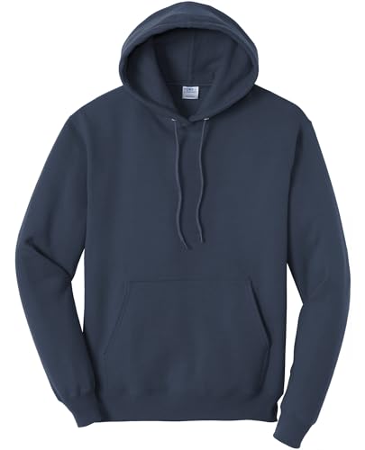Port & Co Fleece Pullover Hooded Sweatshirt-PC78H4