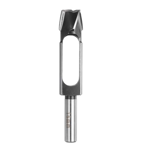 Image of HARFINGTON Wood Tenon Dowel Plug Cutter 16mm Metric Tenon Dowel Cutting Tools Drill Bit High Speed Steel Wood Plug Dowel Cutter with Round Shank for Woodworking Furniture Making