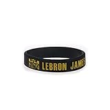 Dimensiones: 190 mm 170 mm Xi-Link No. 23 Cavaliers James Firma Aficionados a los Deportes Edición NBA Pulsera de Silicona de Baloncesto Mano Luminosa Anillo de joyería (Color : Black)