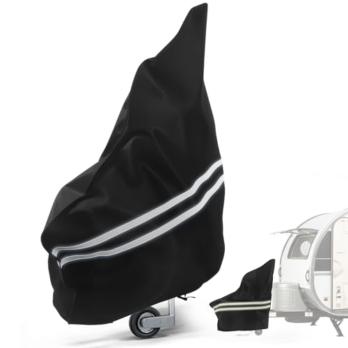 Deichselabdeckung Pferdeanhänger Deichselhaube Pferdeanhänger Zubehör, 600D UV-beständig Wasserdicht mit Reflektorstreifen, UV-beständig,...
