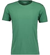 Ragman Maglietta Uomo A Maniche Corte Verde Scuro: Taglia L, 100% Cotone, Vestibilità Comoda, Colletto Rialzato E Polsini